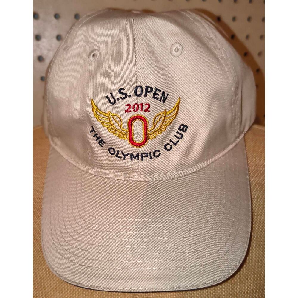 US Open The Olympic Club 2012 USGA Member Khaki Golf Baseball Cap Hat Adjustable